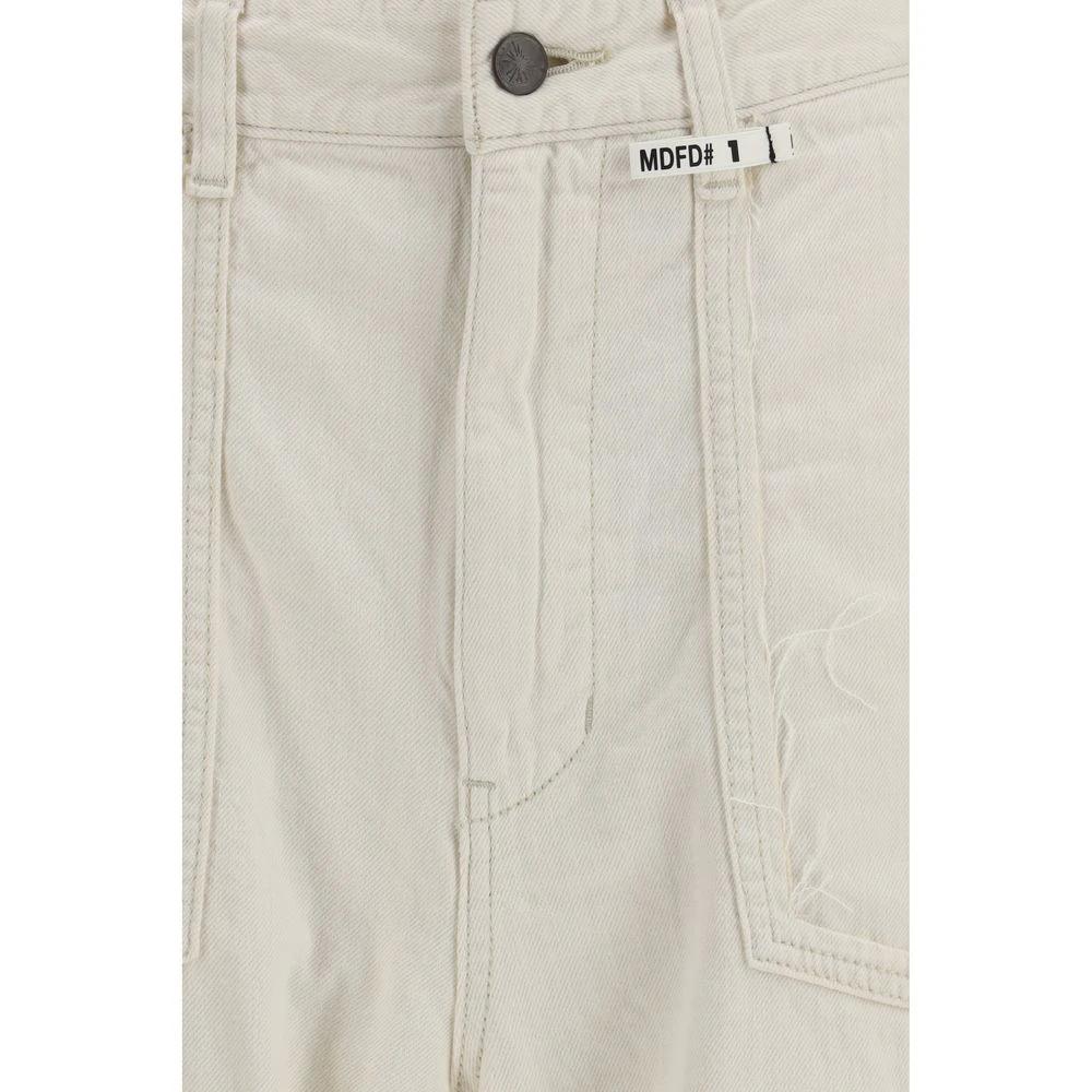 Maison Mihara Yasuhiro White Cotton Casual Pants