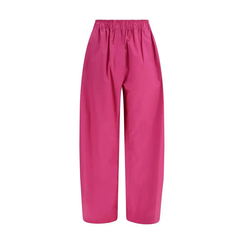 Pantalon décontracté multicolore en lyocell