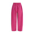 Pantalon décontracté multicolore en lyocell