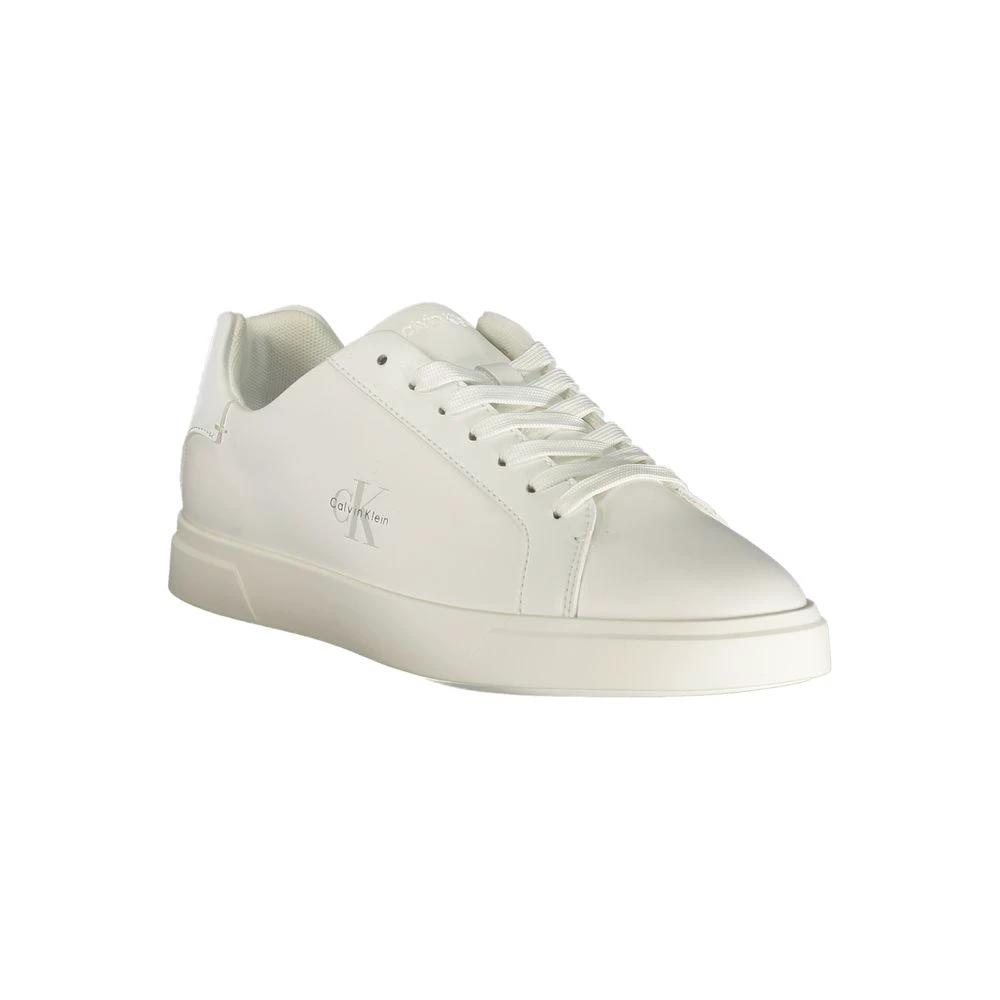 Baskets Calvin Klein blanches en polyuréthane pour femmes