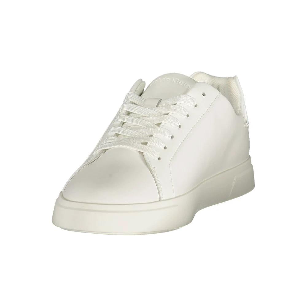Baskets Calvin Klein blanches en polyuréthane pour femmes