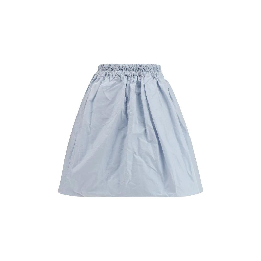 Jupe en taffetas de soie femme – Prada jupe froncée taille élastique