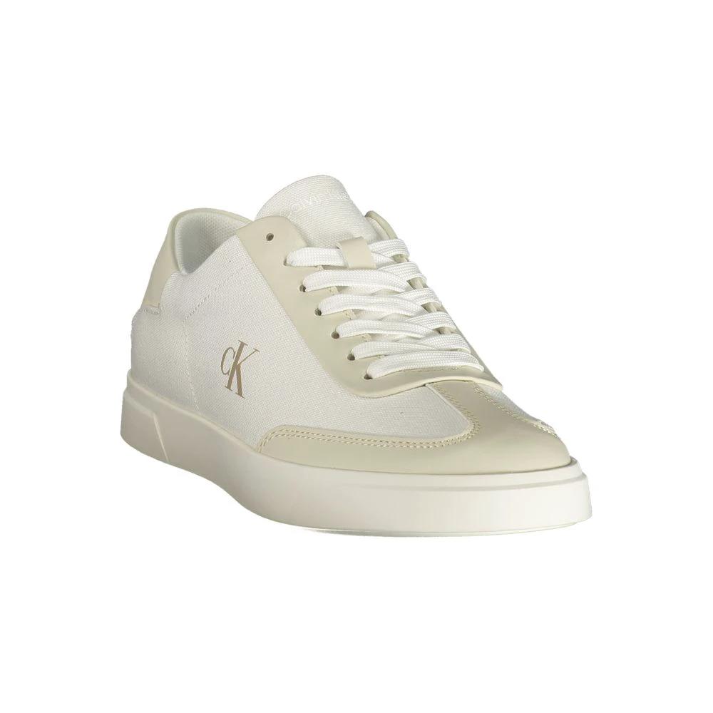 Calvin Klein Baskets Femme Polyester Blanc