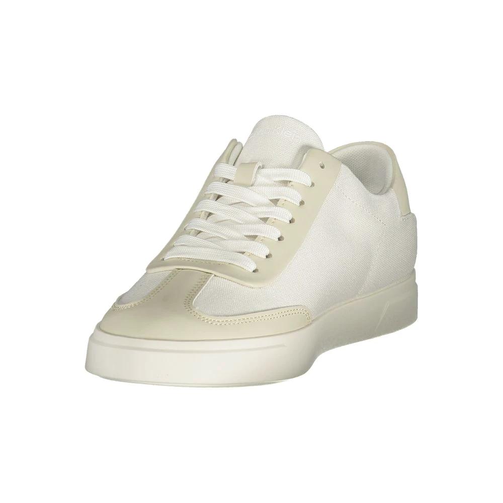 Calvin Klein Baskets Femme Polyester Blanc