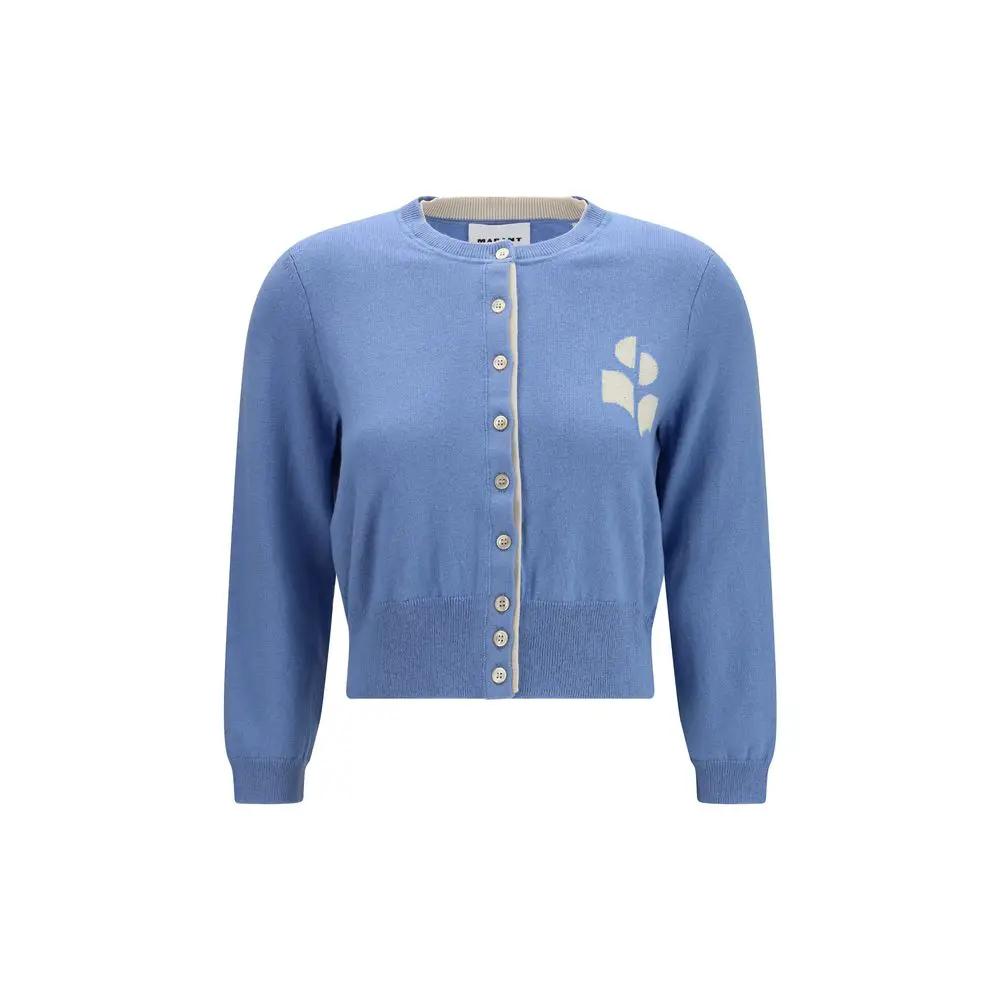 Marant Etoile Blue Cotton Cardigan