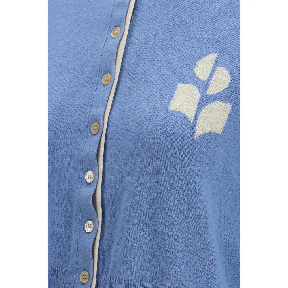 Marant Etoile Blue Cotton Cardigan