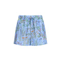 Gucci Blue Silk Bermuda Shorts