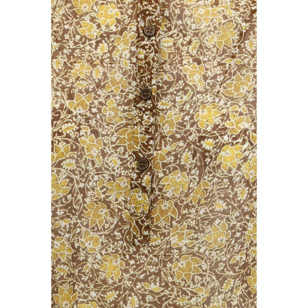 Marant Etoile Bicolor Cotton Pattern Shirt