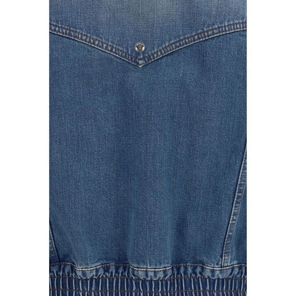 Versace Blue Cotton Clothing