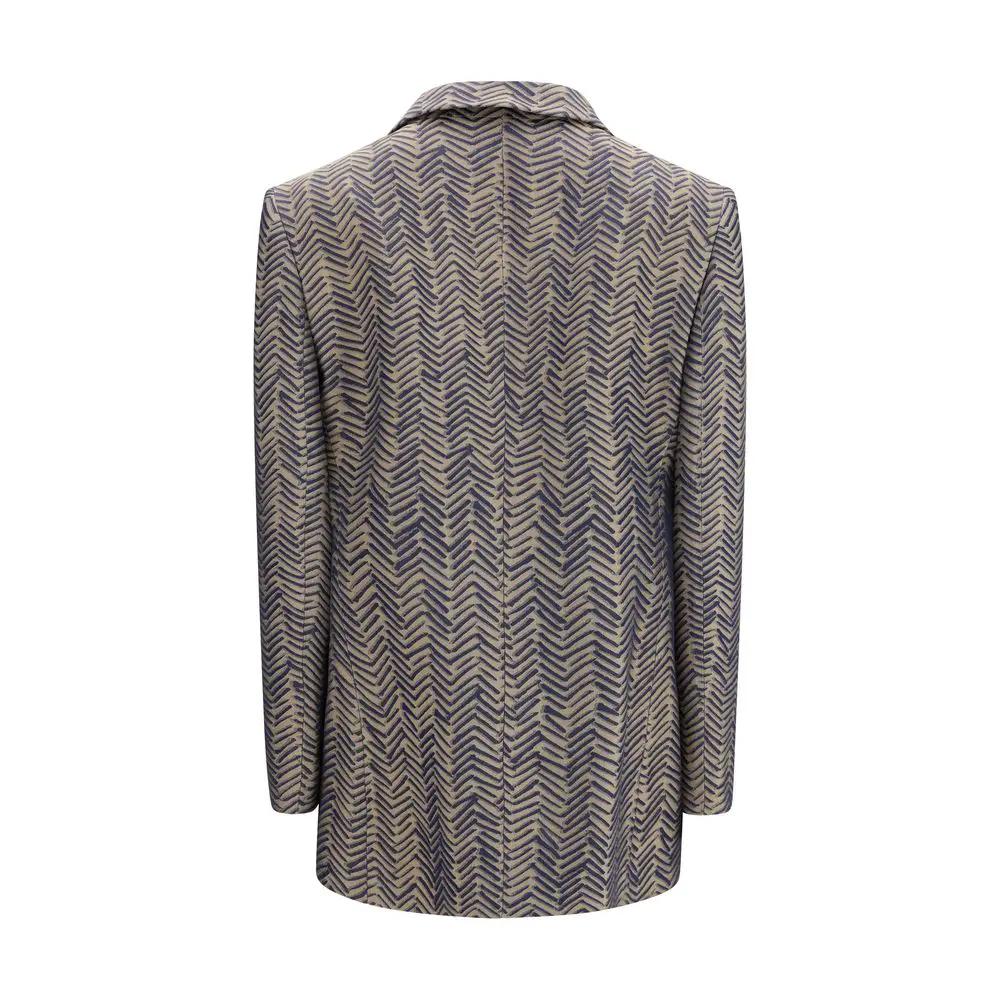 Blazer beige en viscose Giorgio Armani