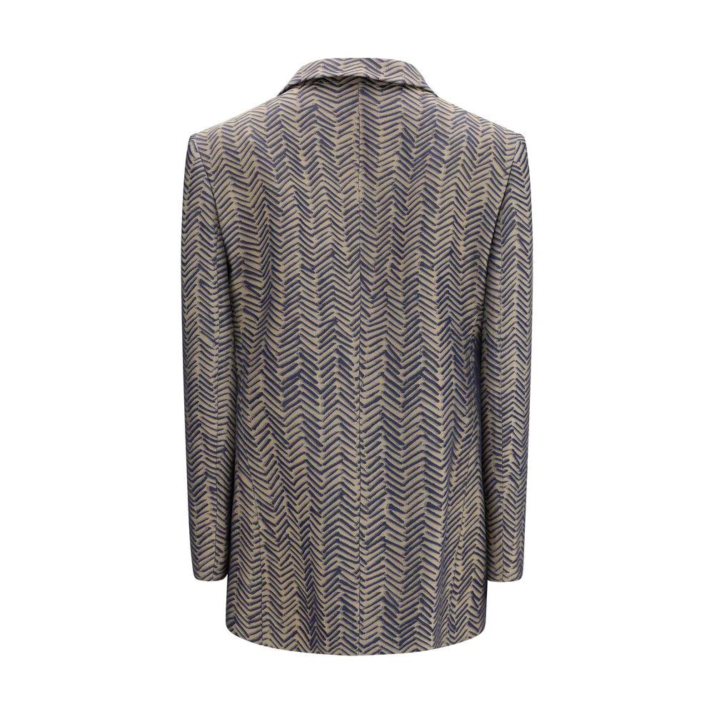 Blazer beige en viscose Giorgio Armani