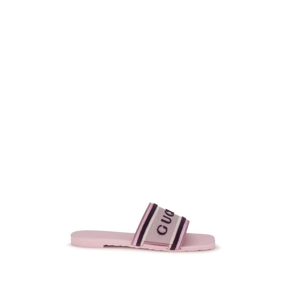 Sandales Gucci multicolores en coton