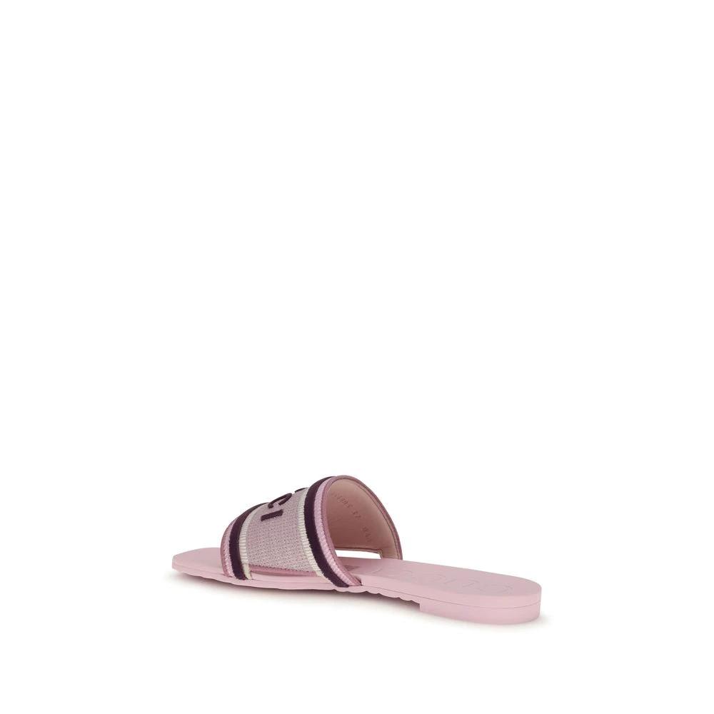 Sandales Gucci multicolores en coton