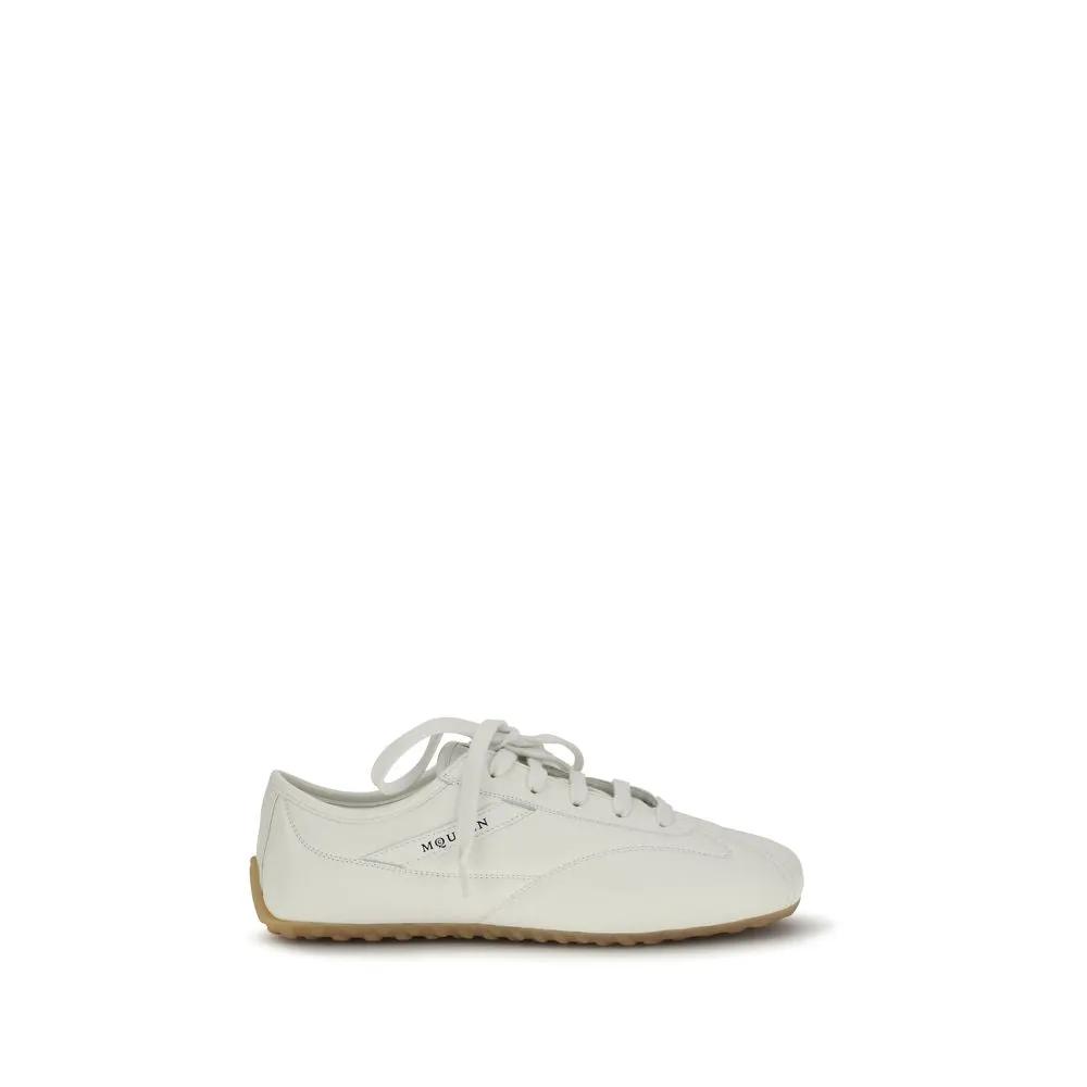 Baskets de sport Alexander McQueen Bos Taurus en cuir de veau blanc