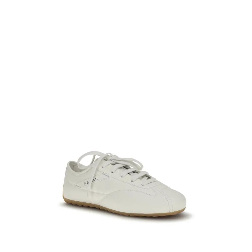 Baskets de sport Alexander McQueen Bos Taurus en cuir de veau blanc