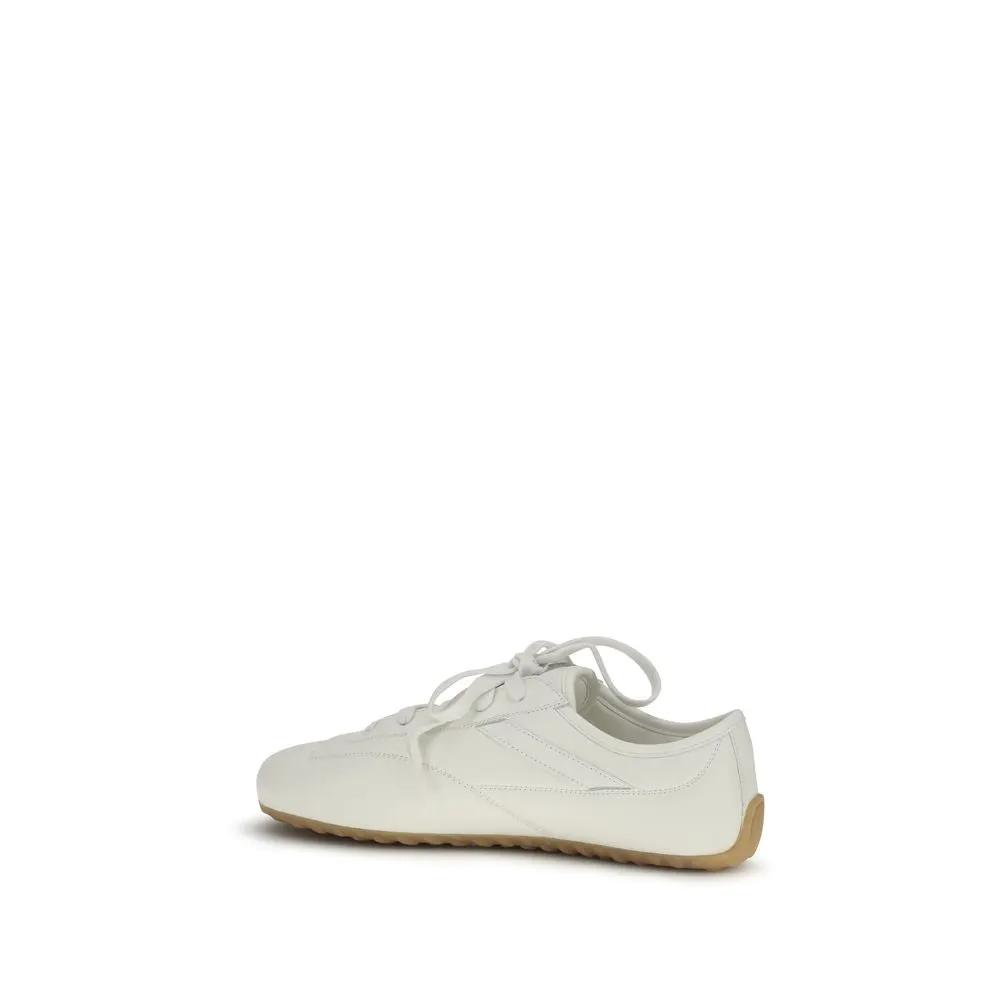 Baskets de sport Alexander McQueen Bos Taurus en cuir de veau blanc
