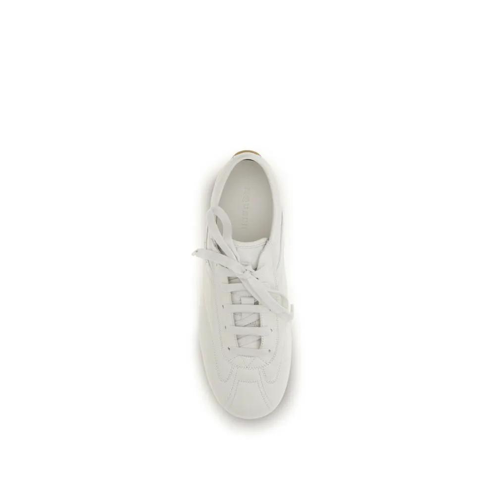 Baskets de sport Alexander McQueen Bos Taurus en cuir de veau blanc