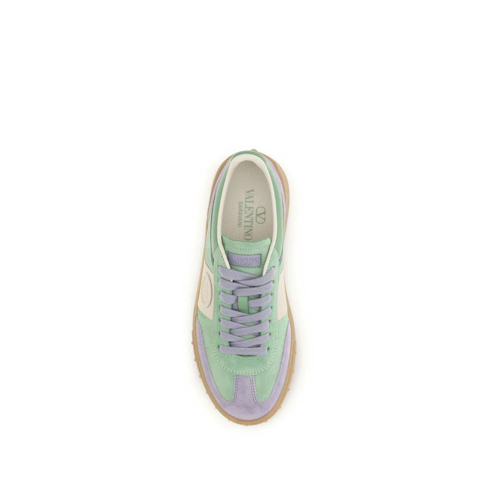 Valentino Garavani Multicolor Calf Leather Bos Taurus Low Top Sneakers