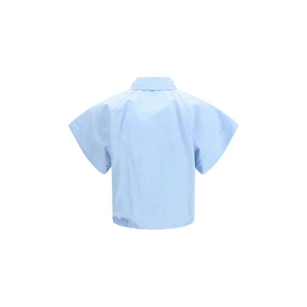 Chemise à Manches Courtes Jacob Cohen Bleue en Viscose