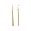 Saint Laurent Gold Brass Earrings