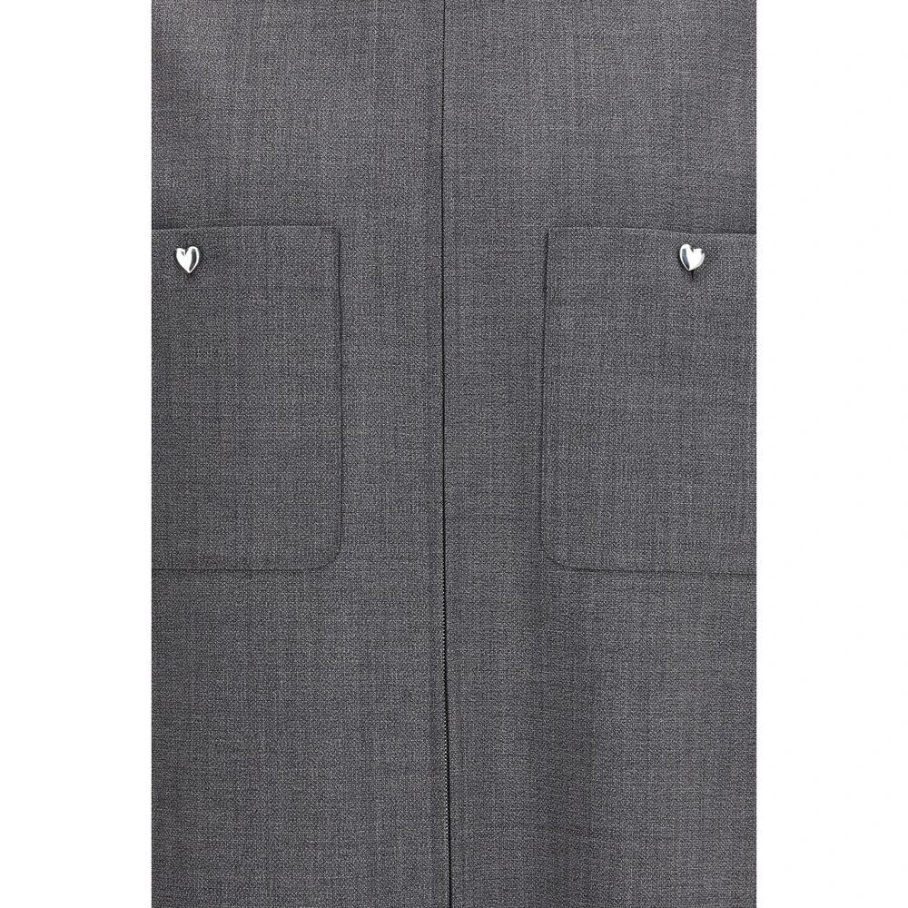 Men’s Wool Shirt Jacket – Valentino Mouliné Zip-Up Designer Overshirt SS26