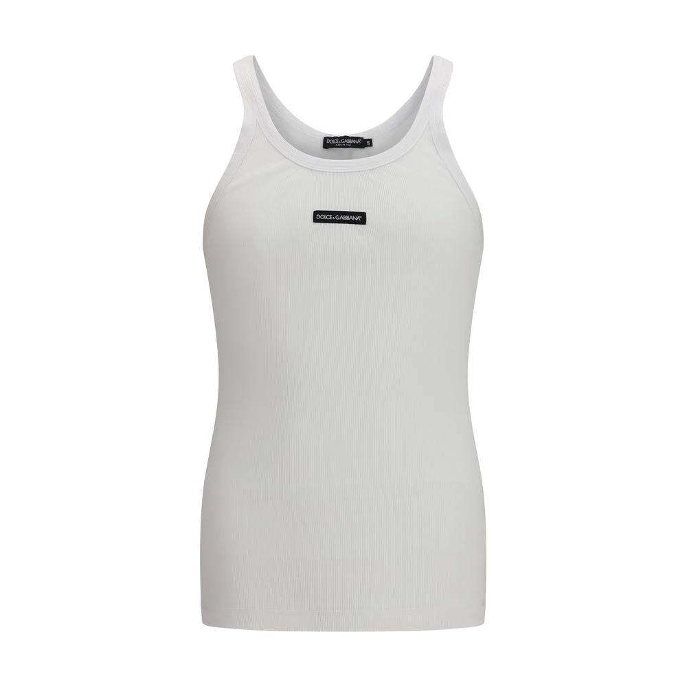 Dolce & Gabbana White Cotton Top