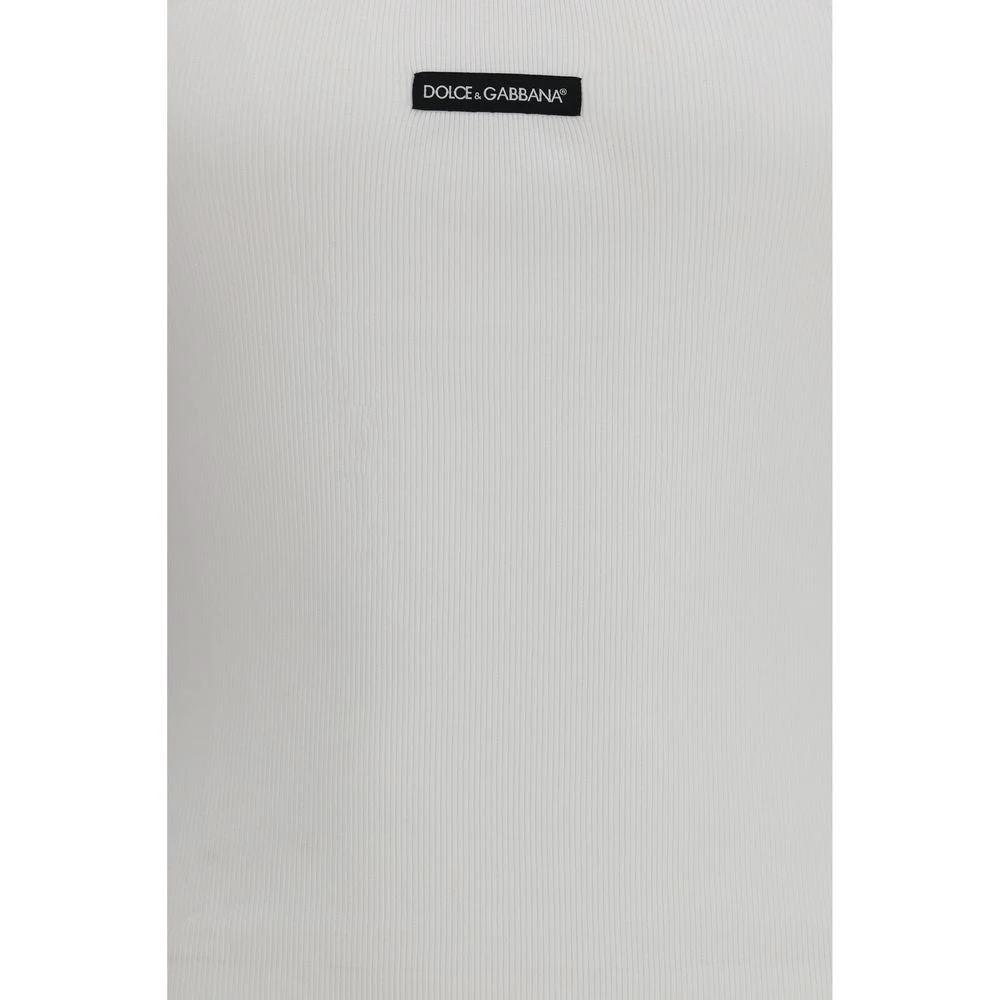 Dolce & Gabbana White Cotton Top