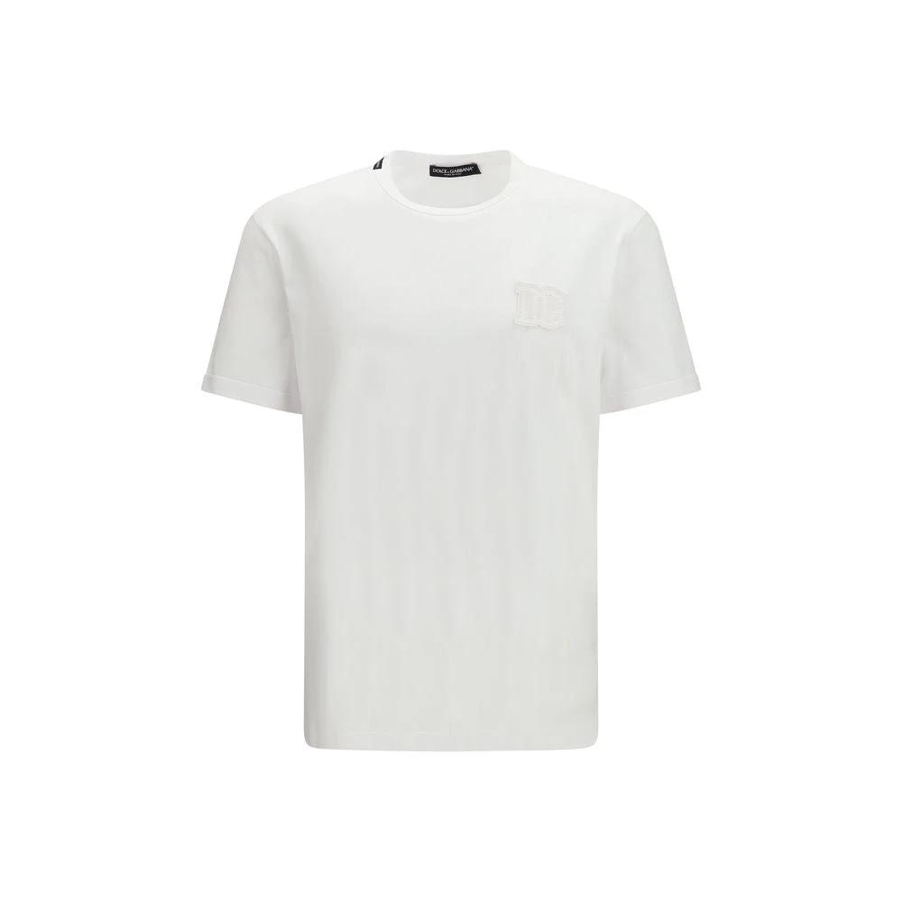 T-shirt blanc en coton Dolce &amp; Gabbana