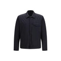 Herno Black Nylon Coat