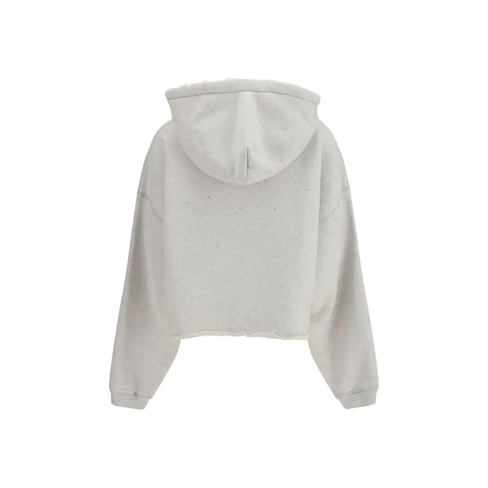 Sweat-shirt en coton gris Golden Goose