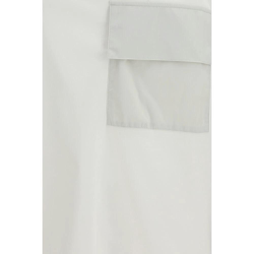 LAMINAR White Cotton T-Shirt