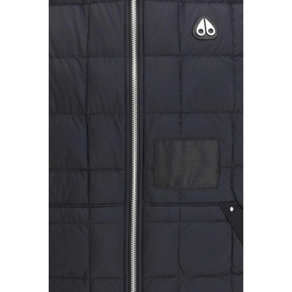 Moose Knuckles Black Nylon Sleveless Jacket