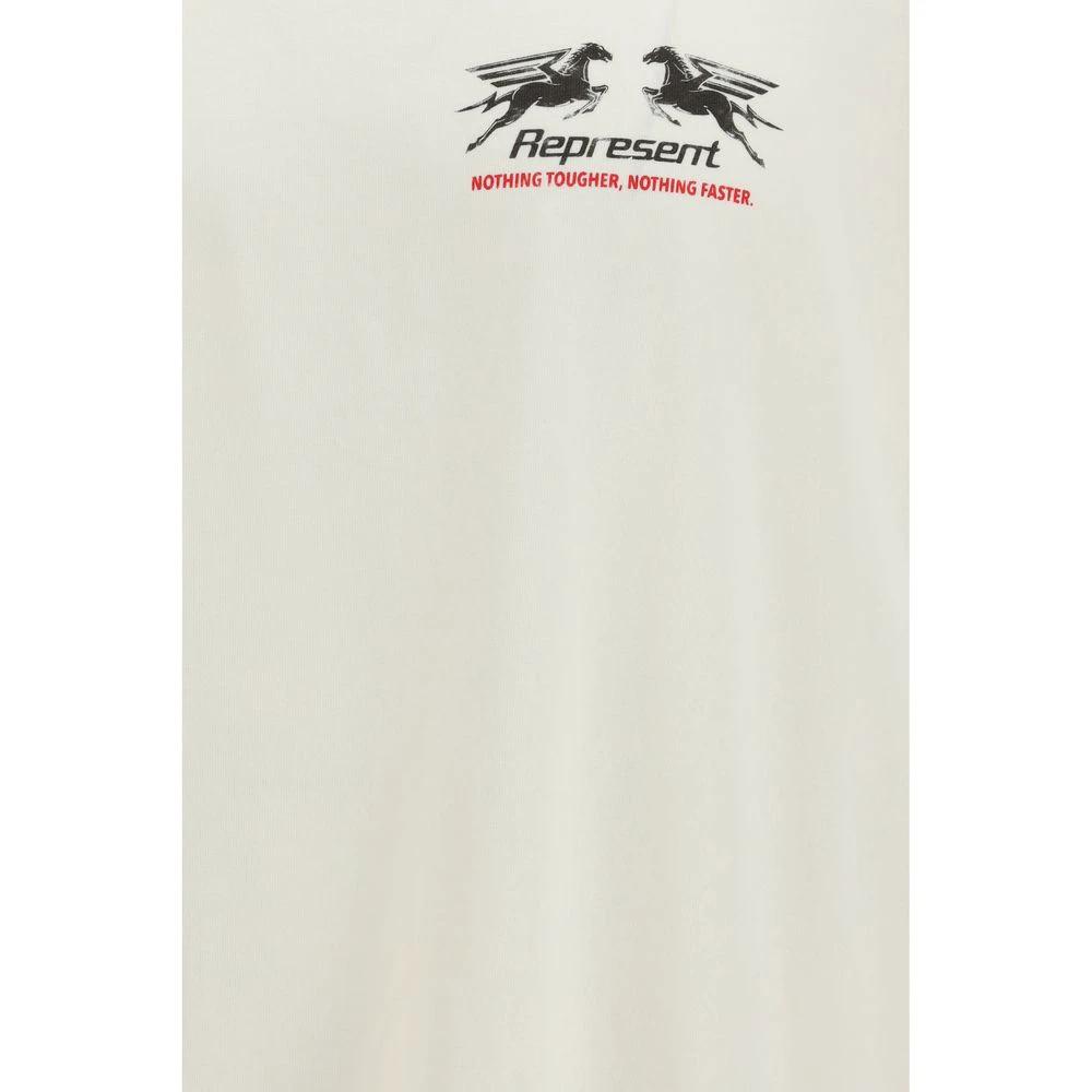 Represent White Cotton T-Shirt