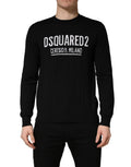 Men’s Black Logo Sweater – Dsquared2 Knitted Crew Neck Pullover