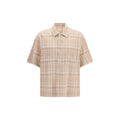Chemise orange à carreaux homme – Sunflower Adam manches courtes SS26