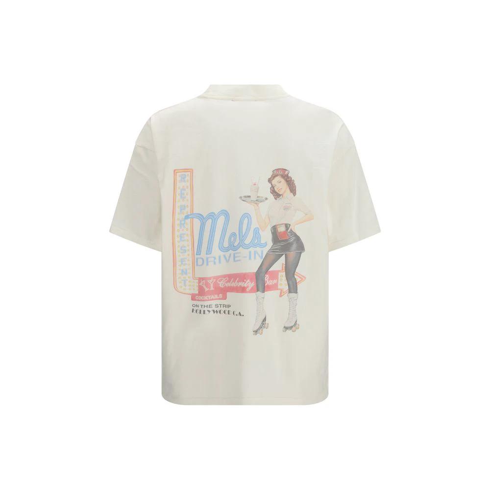 Represent White Cotton T-Shirt