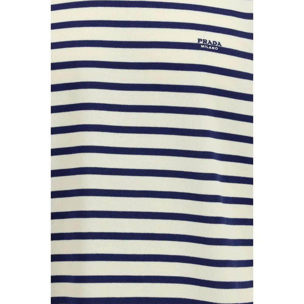 Prada Blue Cotton Sweatshirt