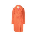 Manteau en fausse fourrure orange femme – Apparis manteau élégant