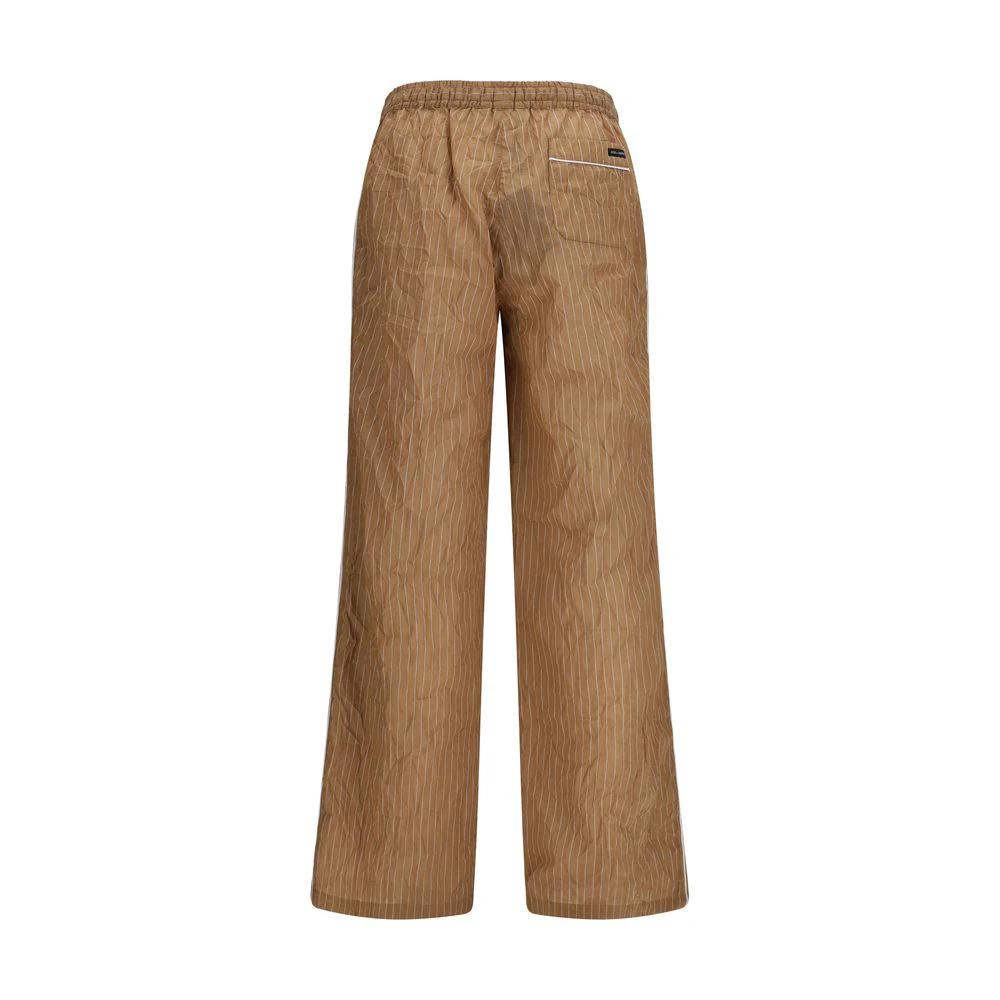 Pantalon décontracté Dolce & Gabbana en lin marron