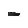 Pantoufles Ralph Lauren noires en fausse fourrure