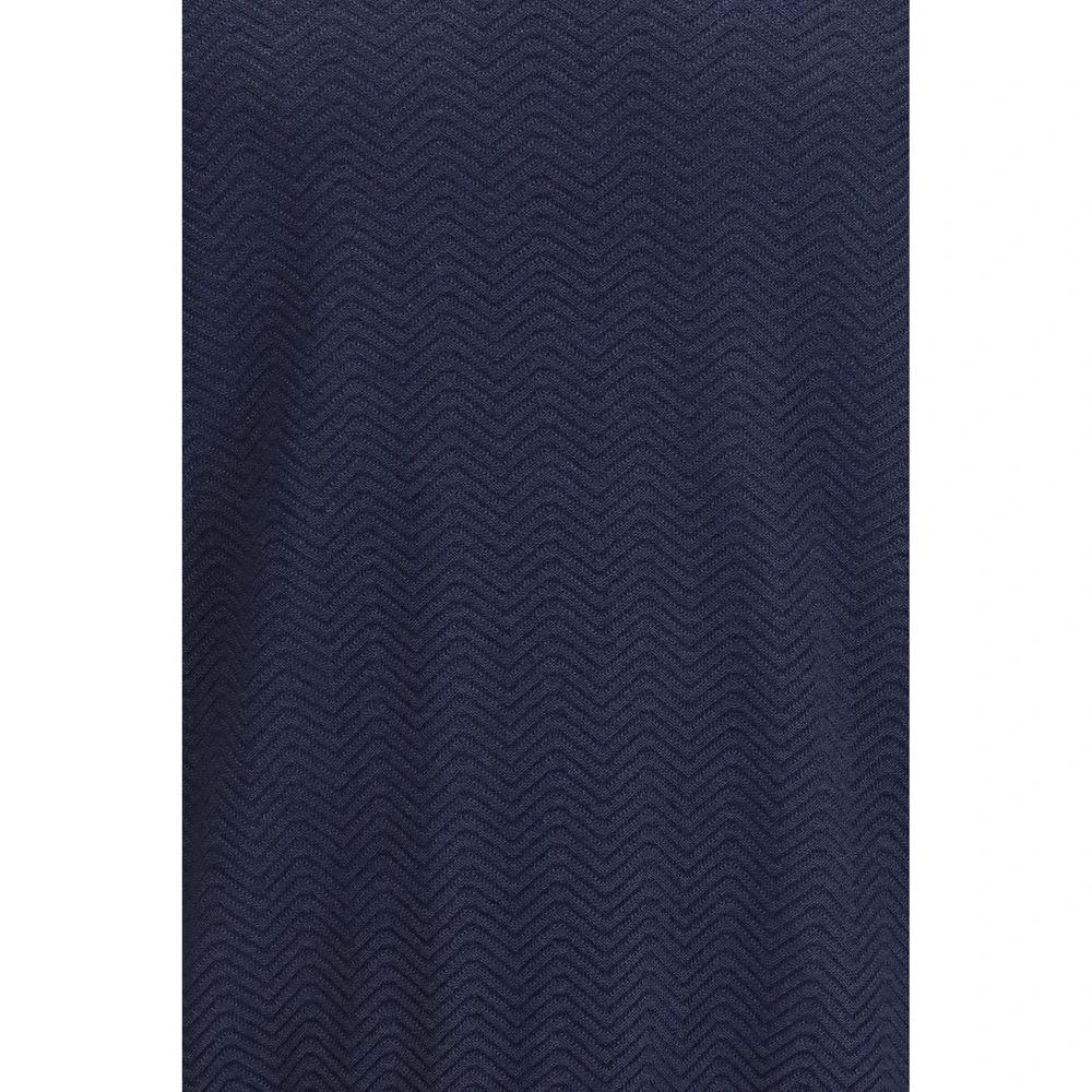 Giorgio Armani Blue Silk Sweatshirt