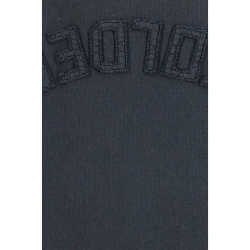 Sweat-shirt en coton noir Golden Goose