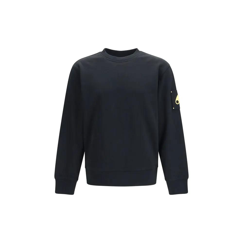 Moose Knuckles Sweat-shirt en coton noir
