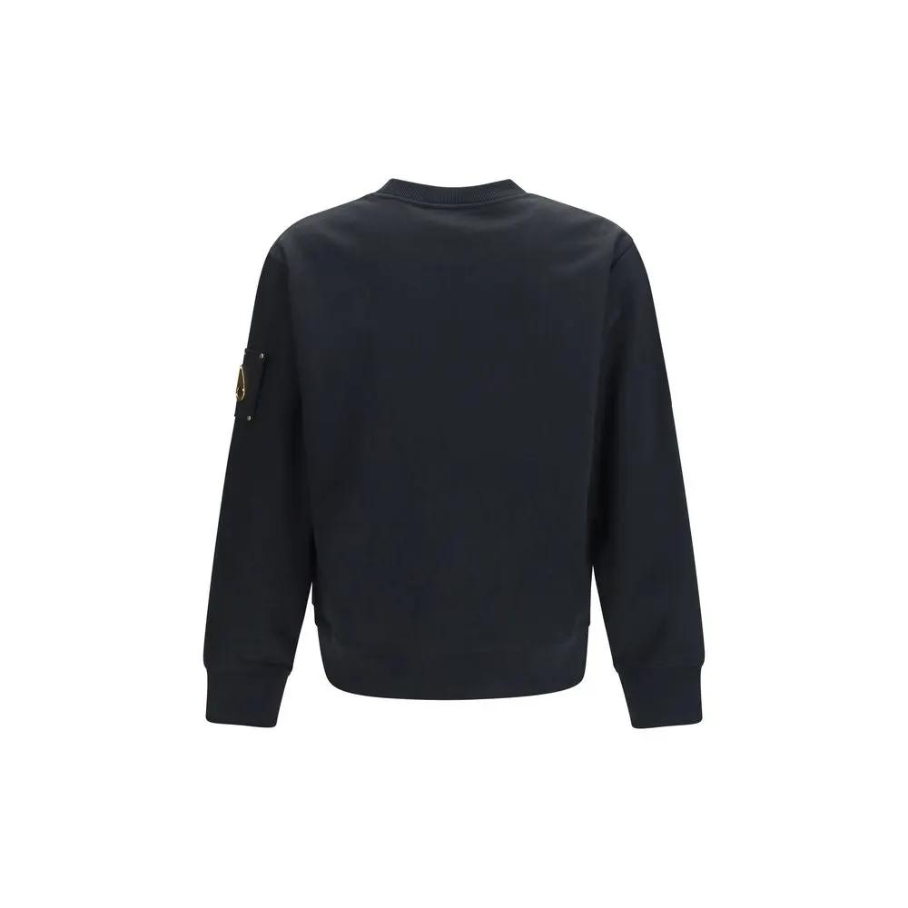 Moose Knuckles Sweat-shirt en coton noir
