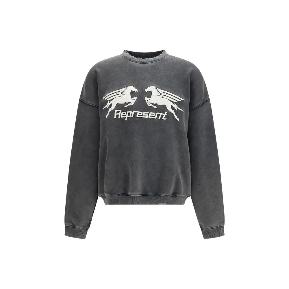 Represent Gray Cotton Sweatshirt
