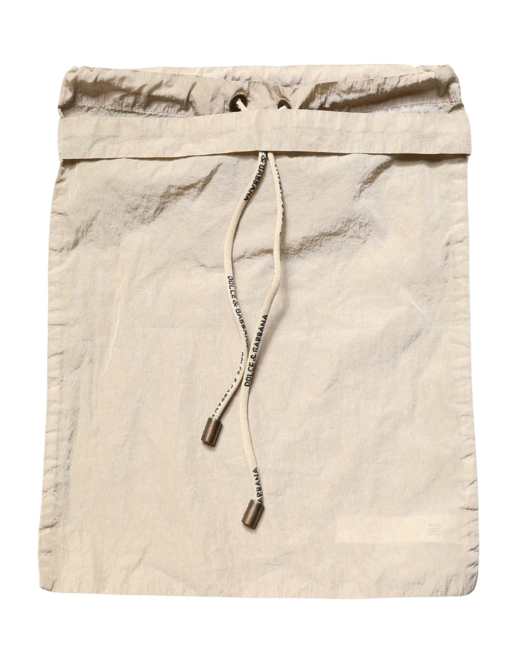 Short de bain Dolce & Gabbana en nylon marron avec cordon de serrage
