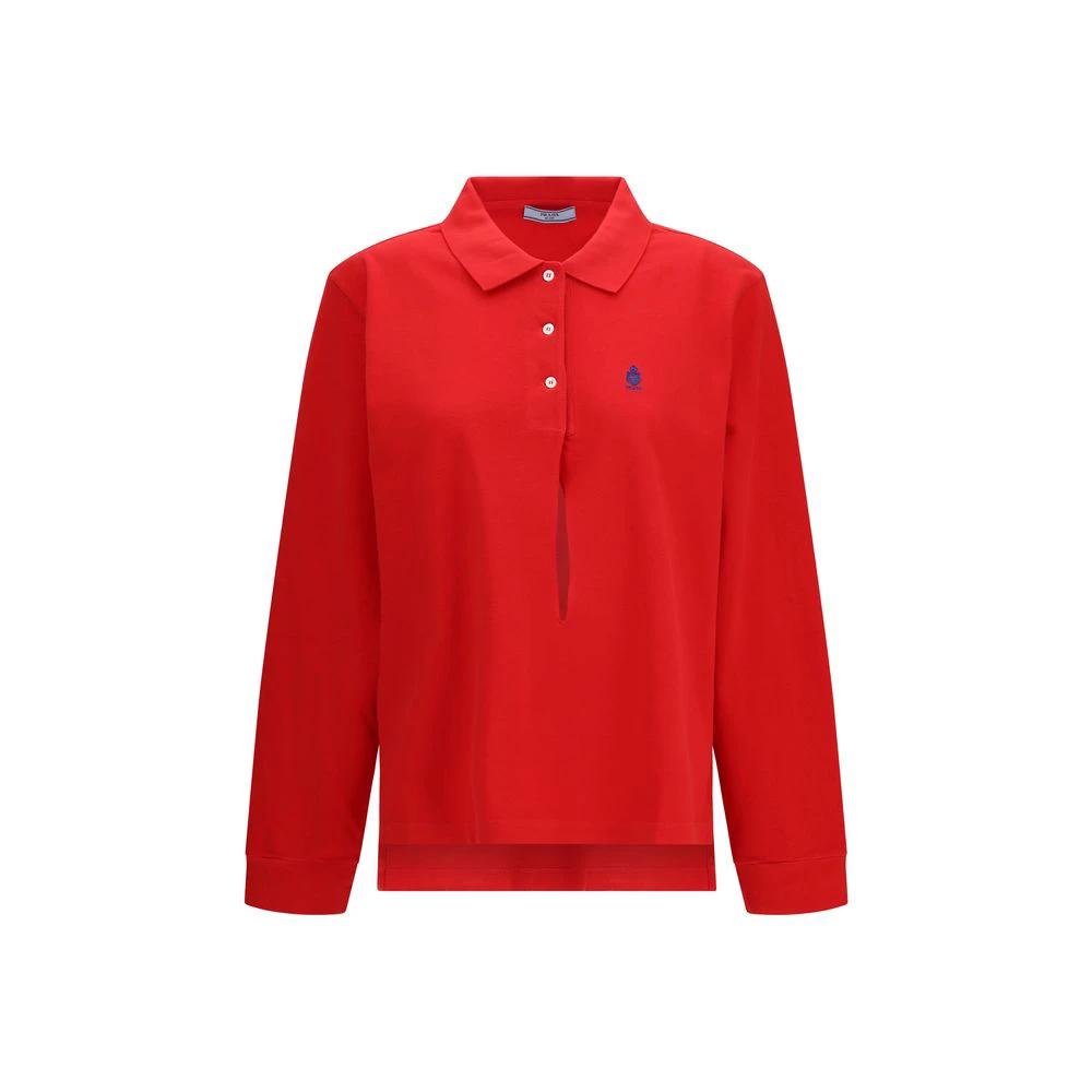 Polo Prada multicolore en coton
