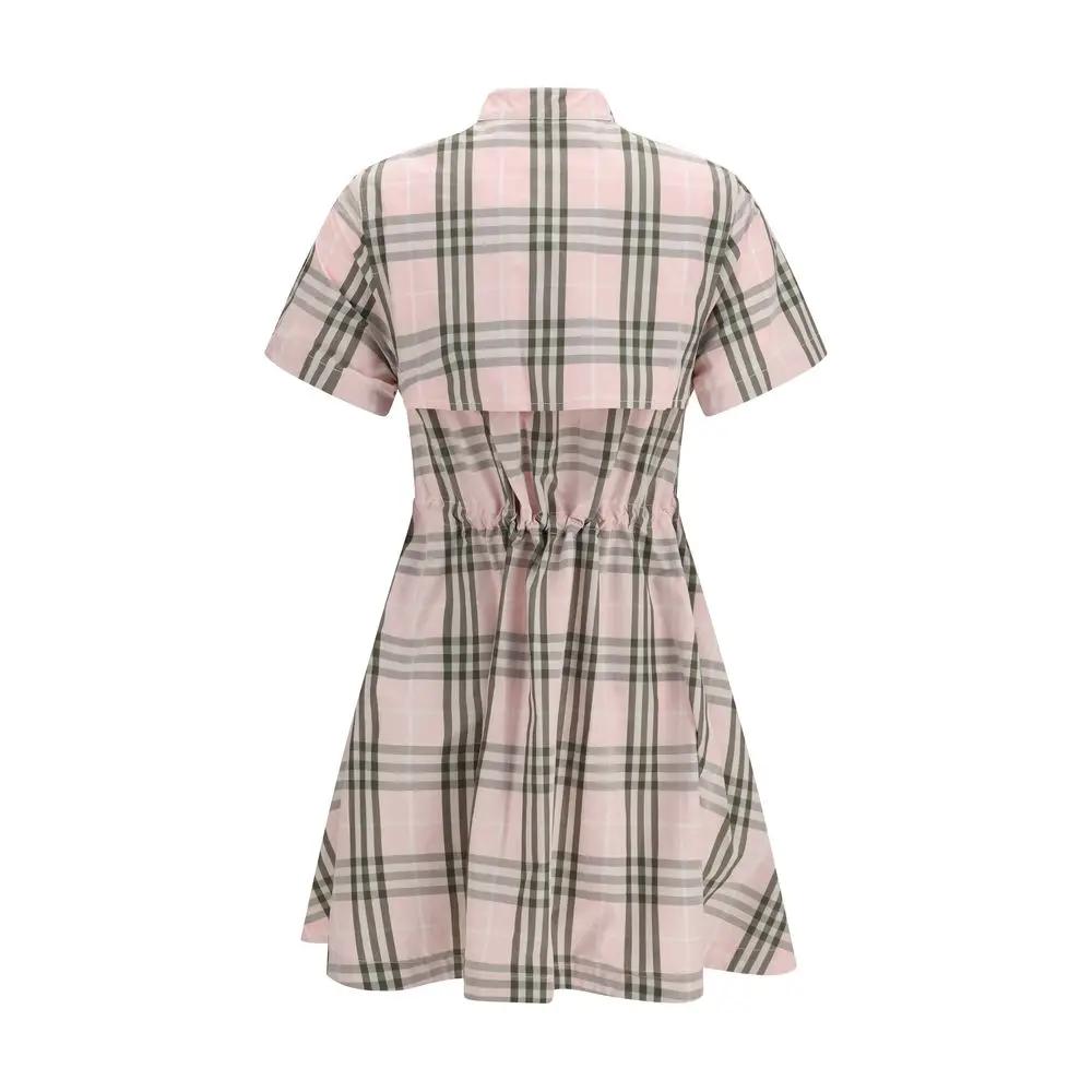 Women’s Check Cotton Shirt Dress – Burberry Heritage Trench Style SS26