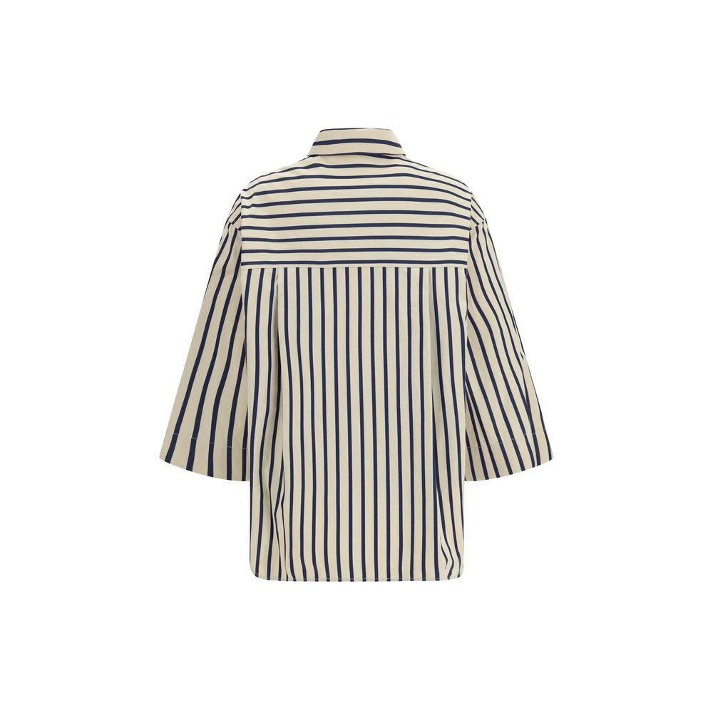 Chemise rayée en coton femme – Sara Roka Ljuba coupe oversize élégante