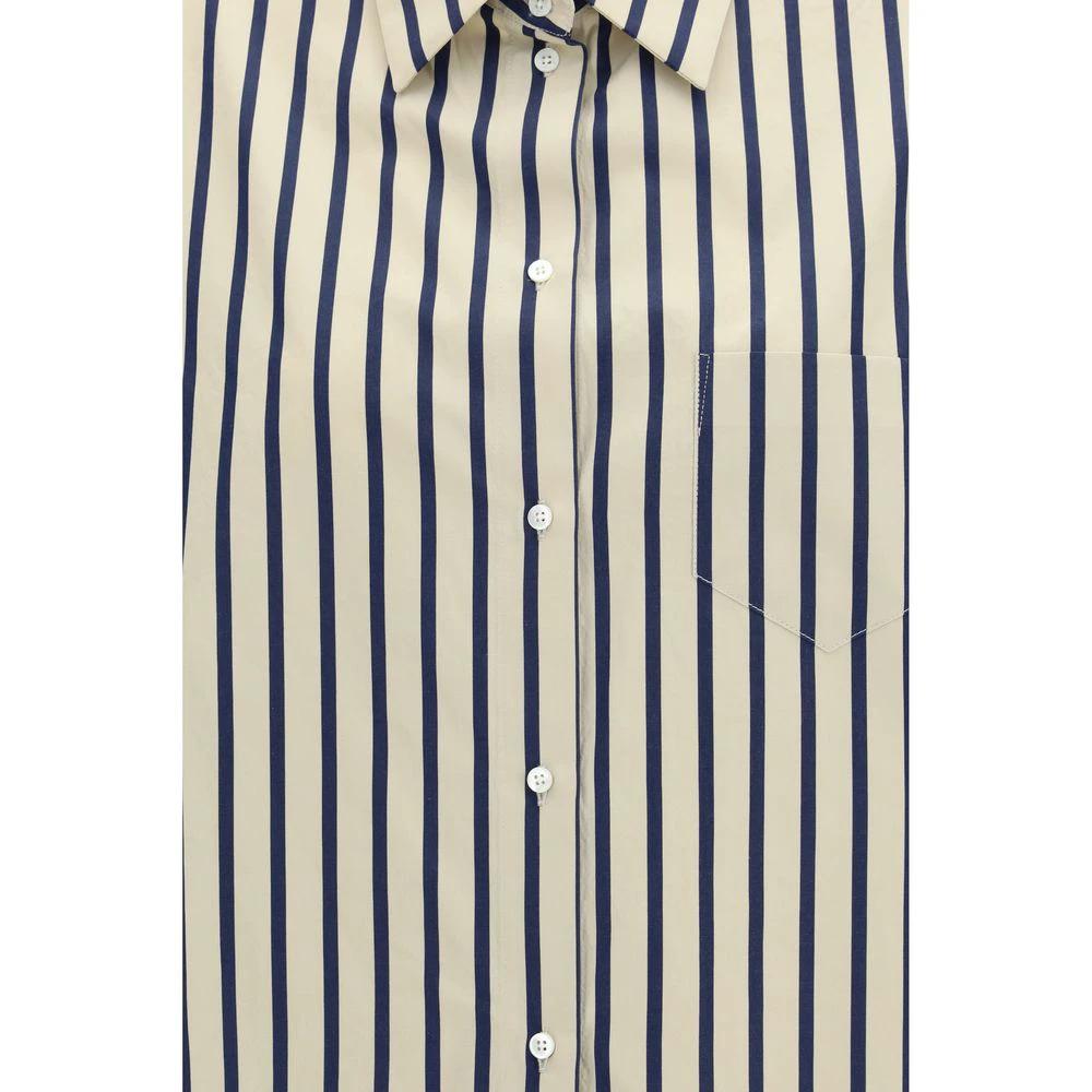 Chemise rayée en coton femme – Sara Roka Ljuba coupe oversize élégante